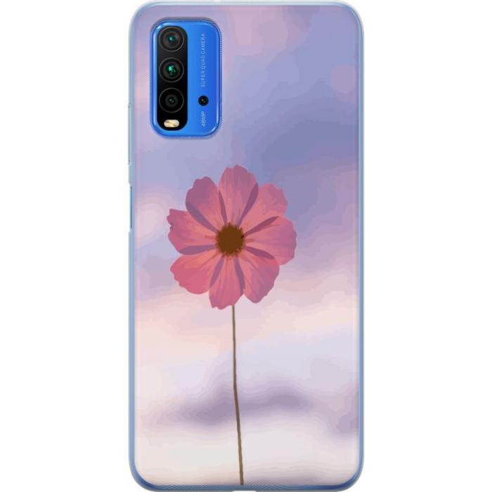 iSecrets - Mobilskal till Xiaomi Redmi 9T med Rosa blomma