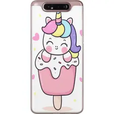 iSecrets - Mobilskal till Samsung Galaxy A80 med Glad enhörning