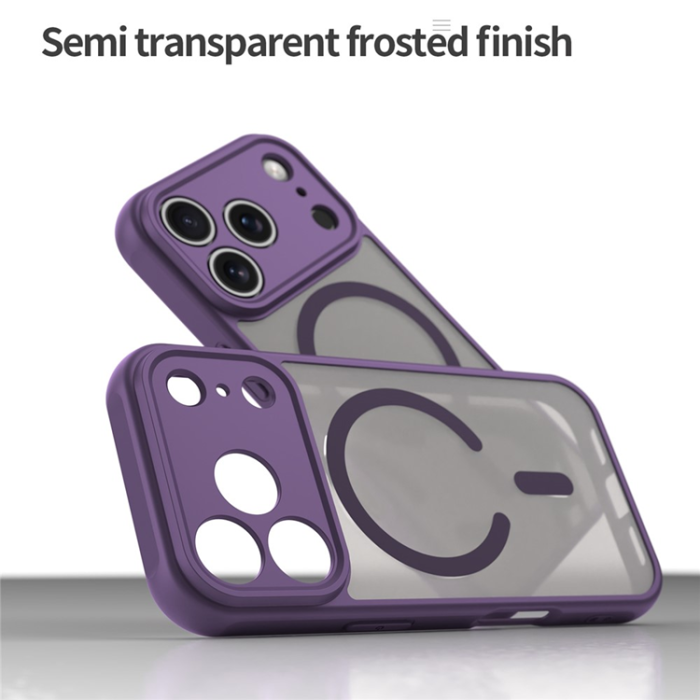 A-One Brand - iPhone 17 Pro Mobilskal MagSafe Anti Drop - Lila