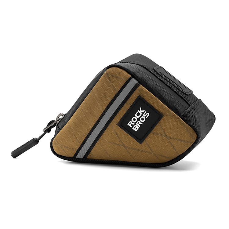 Rockbros Triangel Cykelramväska 0.25L - Brun (Brun) | 3778 | AlltMobil
