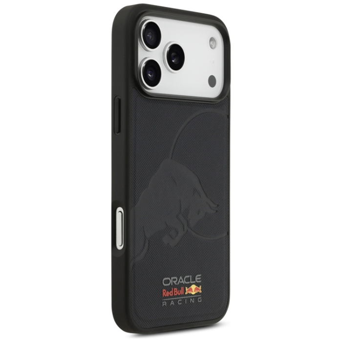 Red Bull - Red Bull iPhone 17 Pro Max Mobilskal Magsafe Meshed Debossed Bull - Svart