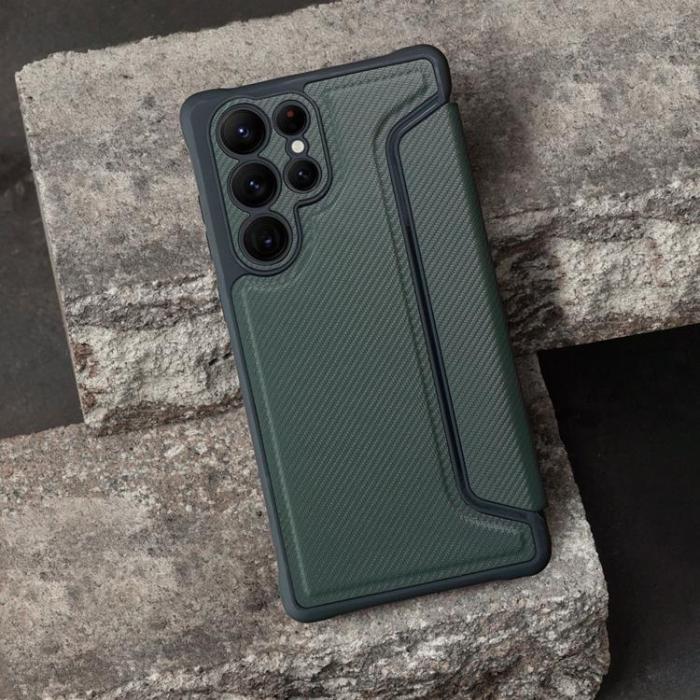 OEM - Xiaomi Redmi Note 13 Pro 4G Plånboksfodral Razor - Grön