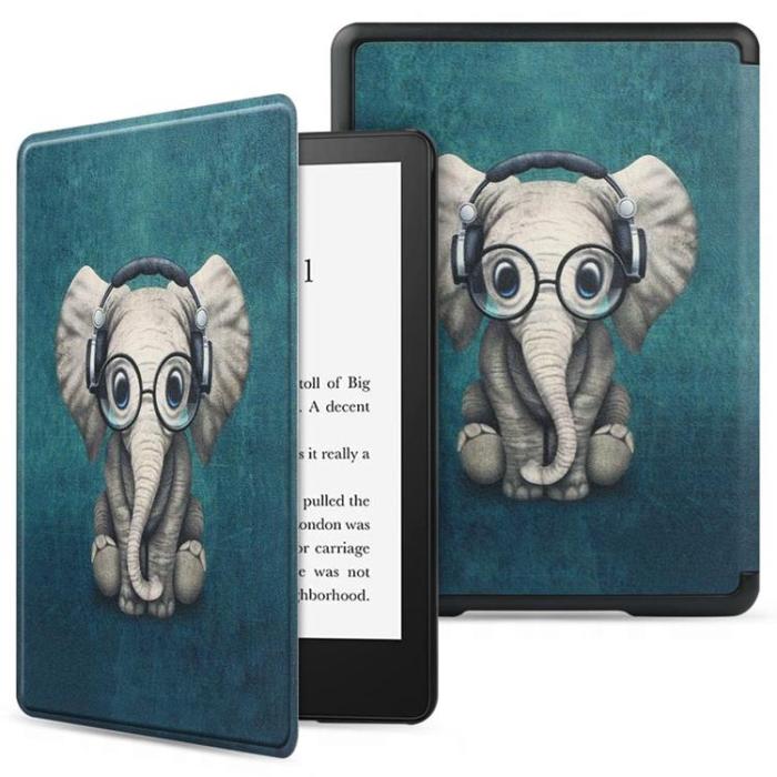 UTGATT1 - Tech-Protect KINDLE 11 2022 Fodral - Happy Elephant