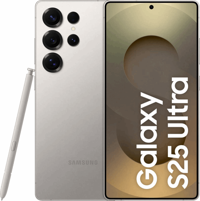 Samsung - Samsung Galaxy S25 Ultra - 12GB RAM - 256GB - Titanium Grå