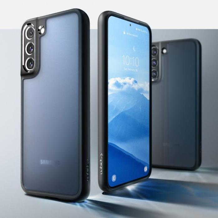UTGATT1 - Spigen Ultra Hybrid Skal Galaxy S22 - Frost Svart