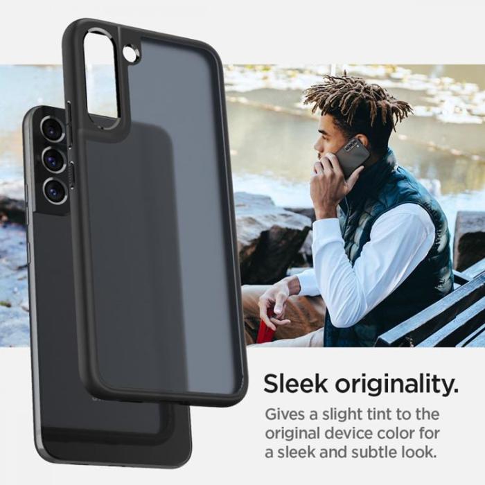 UTGATT1 - Spigen Ultra Hybrid Skal Galaxy S22 - Frost Svart
