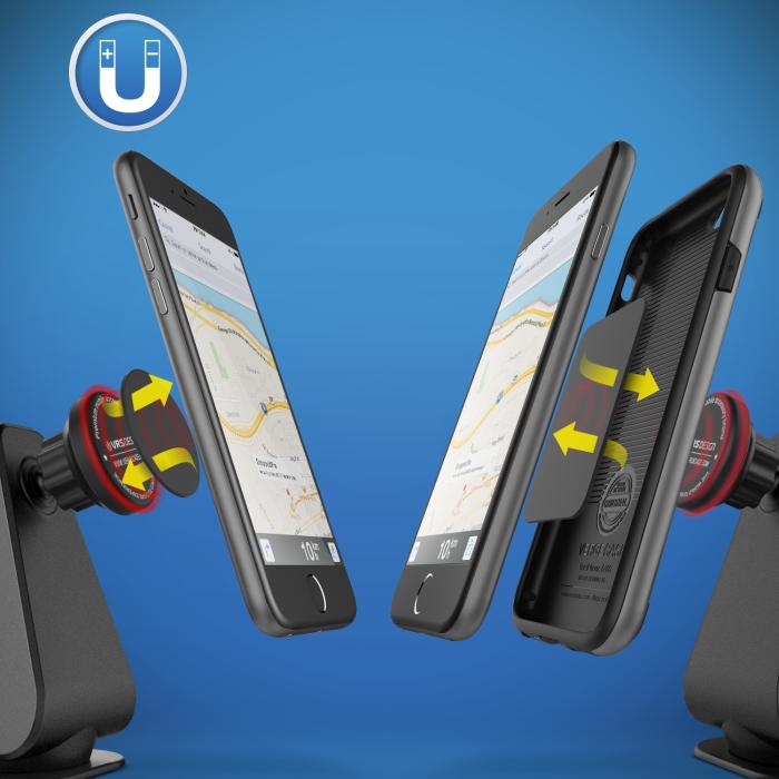 UTGATT5 - Verus Car Mount Magnetisk mobilhållare för bilen - Titanium
