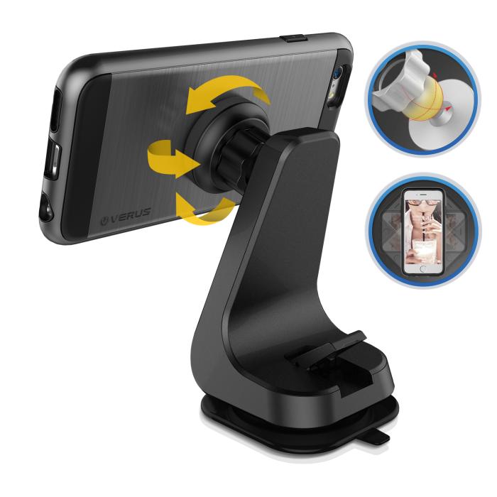 UTGATT5 - Verus Car Mount Magnetisk mobilhållare för bilen - Titanium