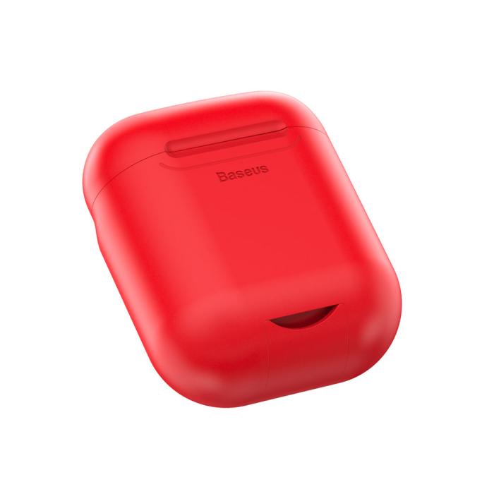 BASEUS - Baseus trådlöst laddningsfodral för AirPods - Röd