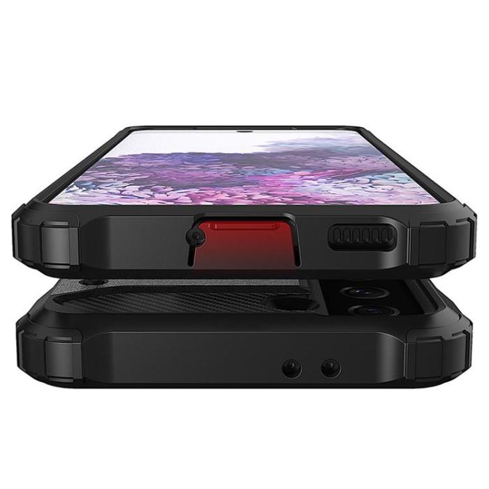 OEM - Galaxy S23 Ultra Skal Hybrid Armored - Svart
