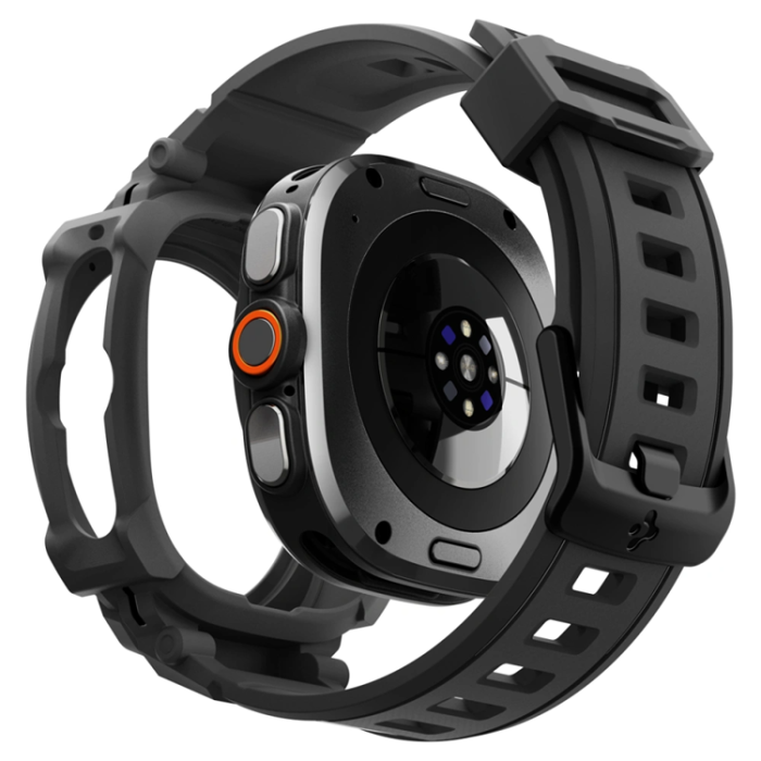Spigen - Spigen Galaxy Watch Ultra 2 2026 (47mm) Armband Armor Pro - Svart
