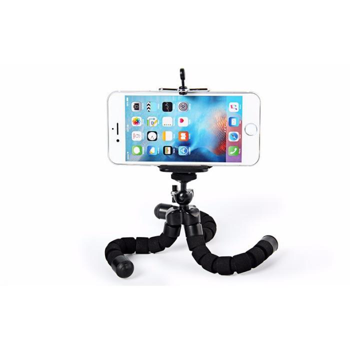 A-One Brand - Tripod till smartphones med flexibla/ böjbara ben - Svart