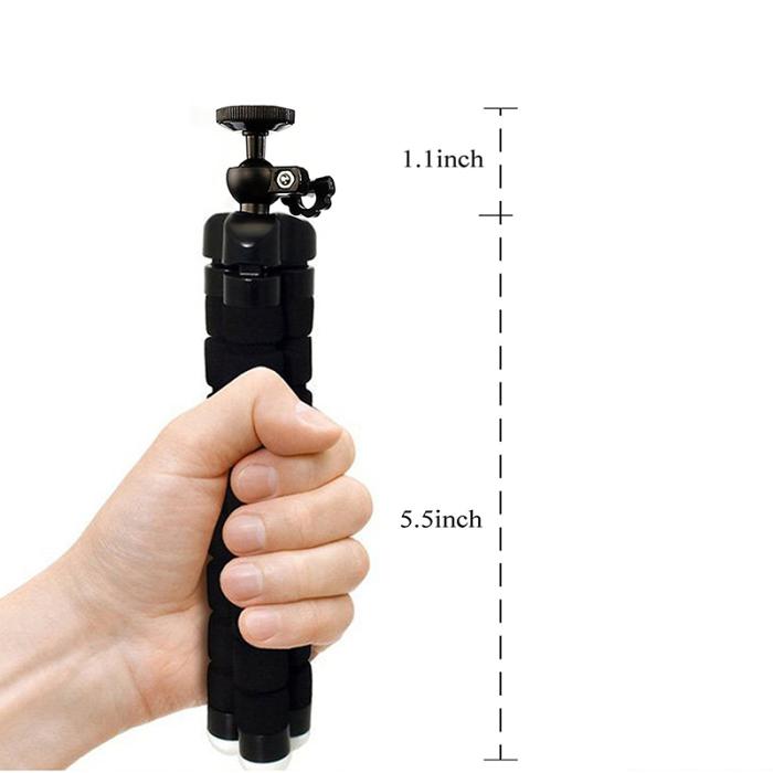 A-One Brand - Tripod till smartphones med flexibla/ böjbara ben - Svart