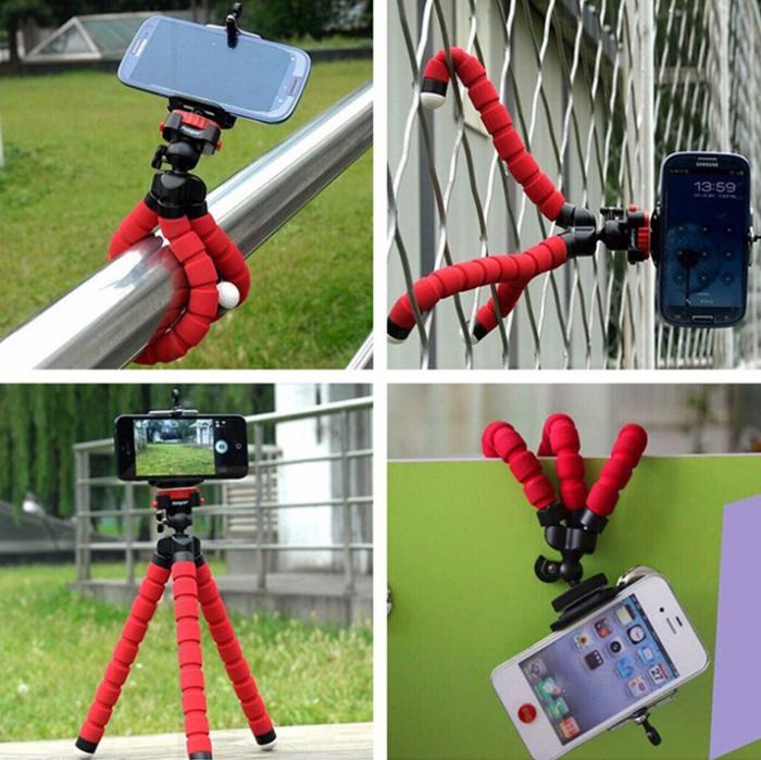 A-One Brand - Tripod till smartphones med flexibla/ böjbara ben - Svart