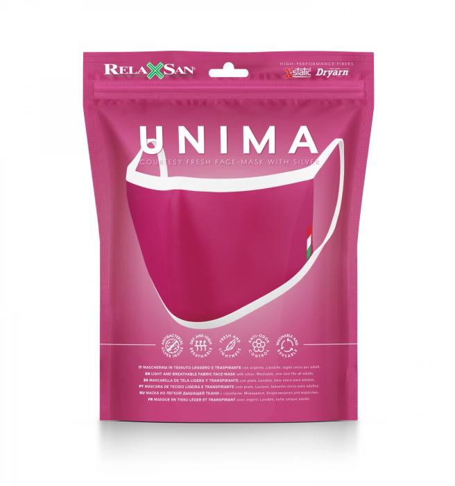 UTGATT1 - UNIMA Fresh Mask - Ansiktsmask/ Munskydd i textil Fuschia/ Vit