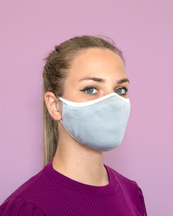 UTGATT1 - UNIMA Fresh Mask - Ansiktsmask/ Munskydd i textil Grå/ Vit