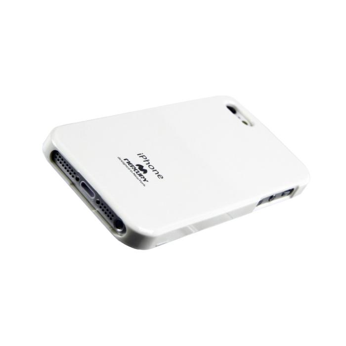 UTGATT5 - Mercury Color Pearl Jelly FlexiCase Skal till Apple iPhone 5/5S/SE (Vit)