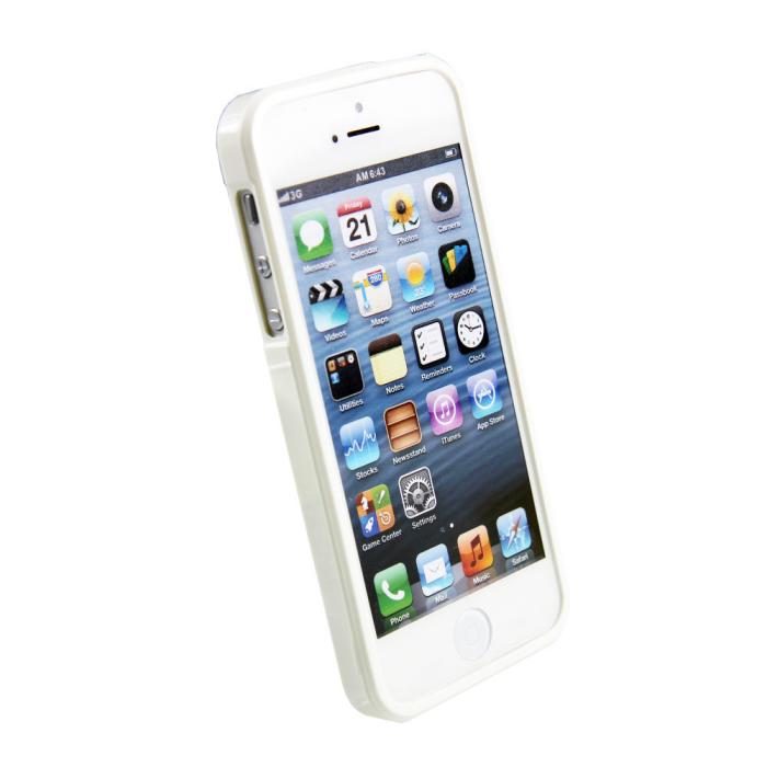 UTGATT5 - Mercury Color Pearl Jelly FlexiCase Skal till Apple iPhone 5/5S/SE (Vit)