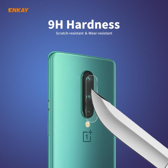 Ruhtel - 9H Härdat Glas Kameralinsskydd OnePlus 8