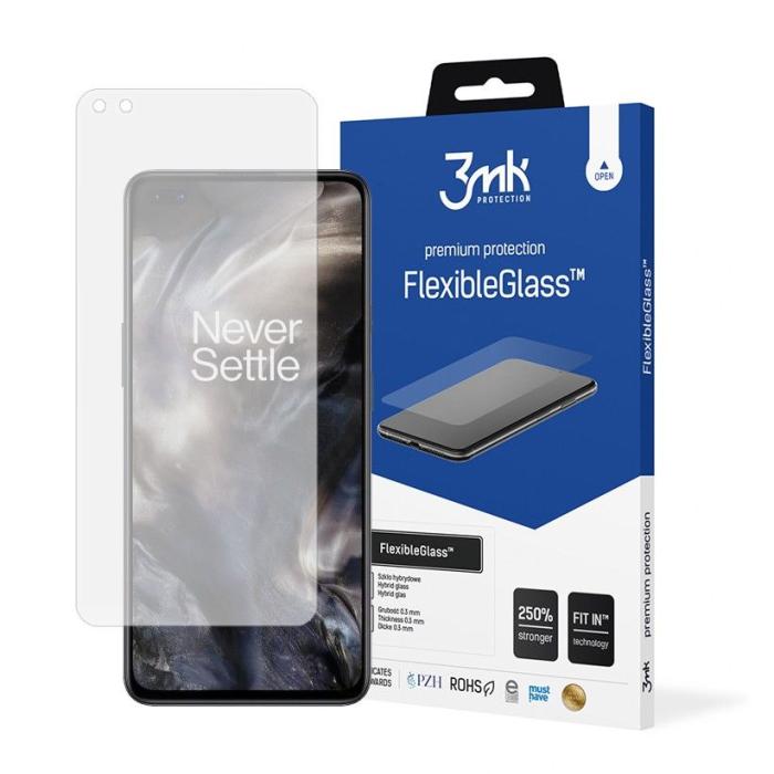 3MK - 3MK Oneplus Nord Hybrid Okrossbart Glas FlexibleGlass