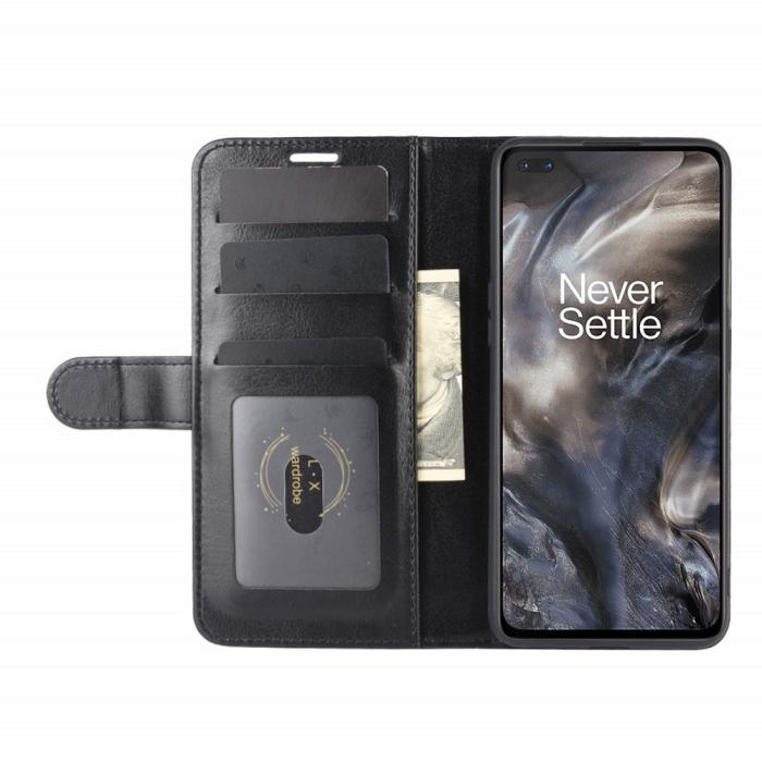 OEM - Crazy Horse Fodral Till OnePlus Nord - Svart