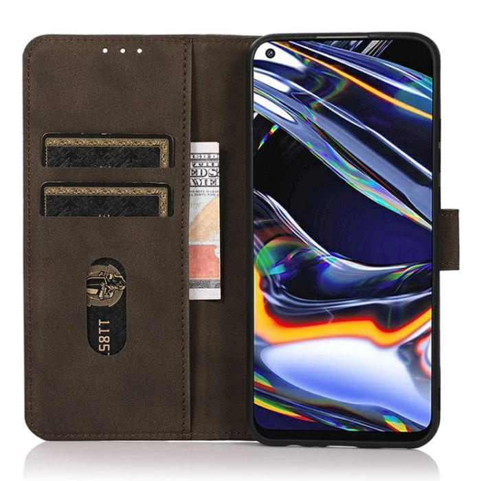 KHAZNEH - Khazneh iPhone 17 Pro Max Plånboksfodral Läder - Brun