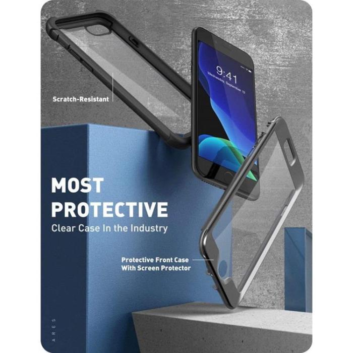 UTGATT - SupCase IBLSN Ares Skal iPhone 7/8/SE (2020/2022) - Svart
