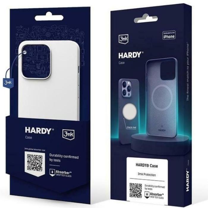3MK - 3MK iPhone 15 Plus/14 Plus Mobilskal MagSafe Hardy - Silver