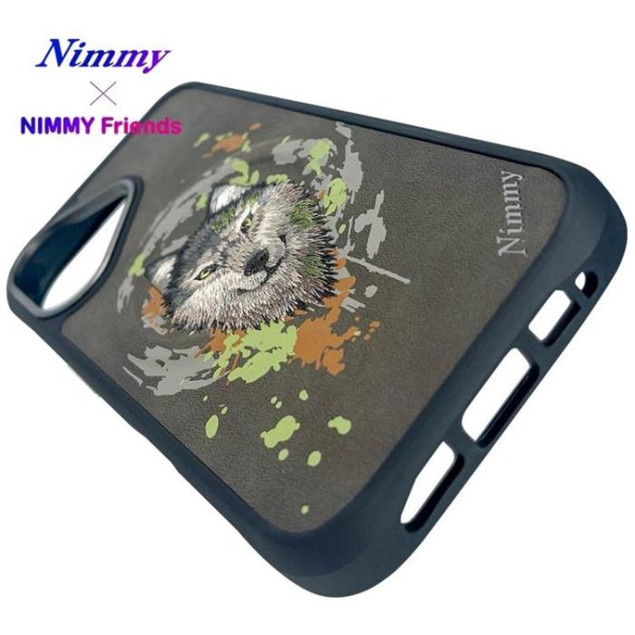 NIMMY - Nimmy iPhone 16 Mobilskal MagSafe Wolf - Mörkgrå