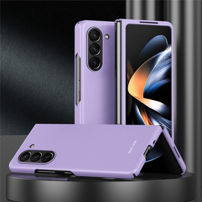 OEM - Galaxy Z Fold 5 Mobilskal Rubberized - Lila