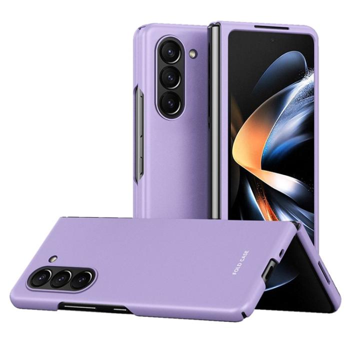 OEM - Galaxy Z Fold 5 Mobilskal Rubberized - Lila