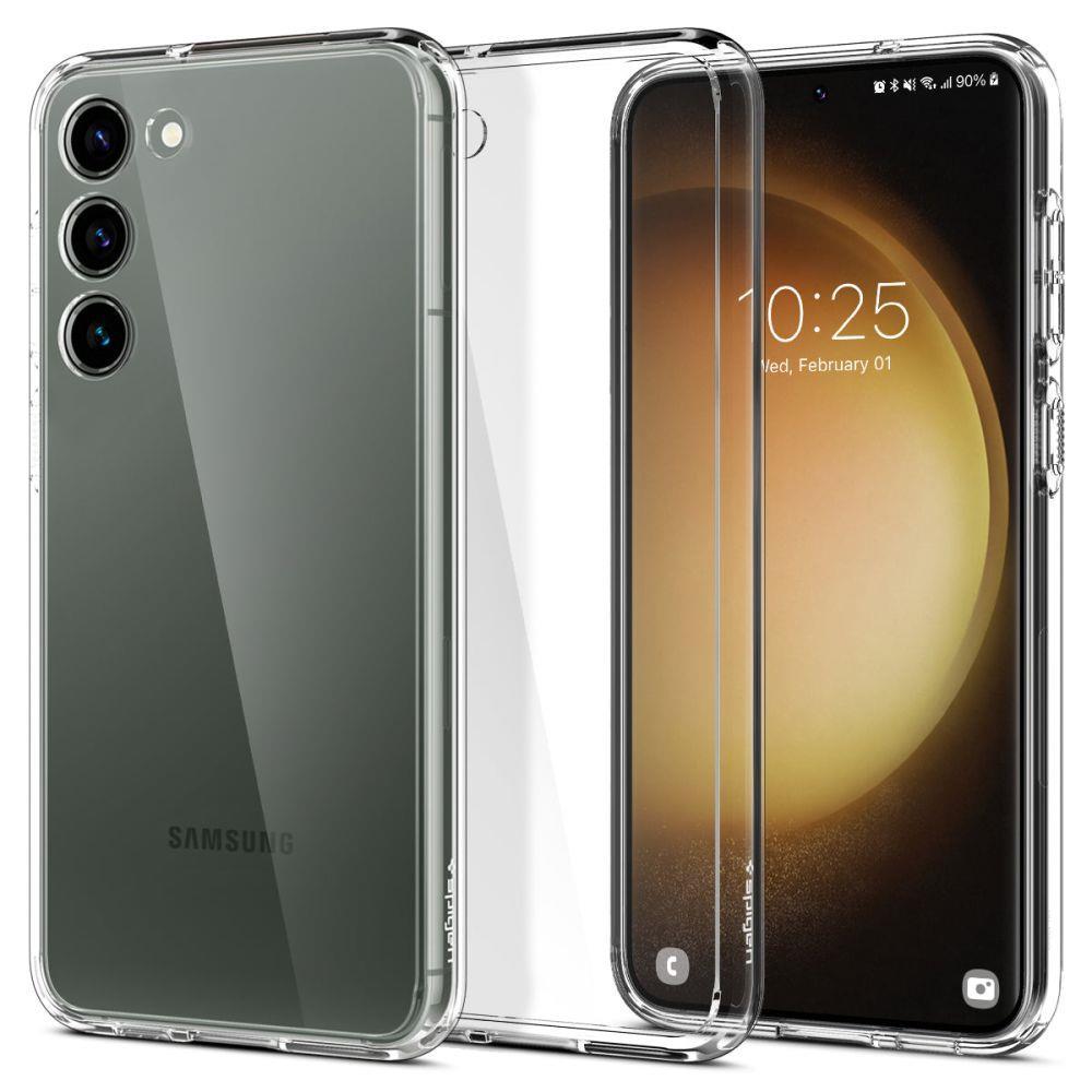 Spigen Galaxy S23 Skal Ultra Hybrid - Crystal Clear | 2353 | AlltMobil