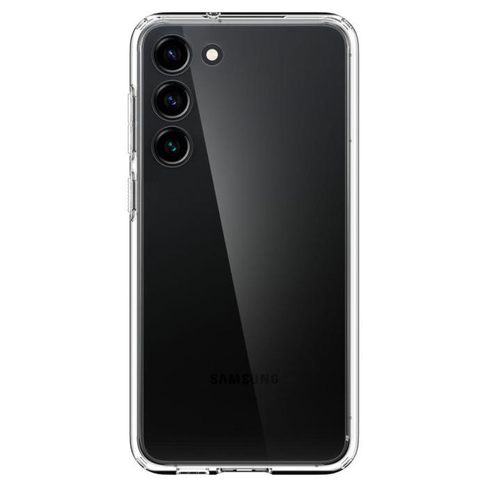 Spigen - Spigen Galaxy S23 Skal Ultra Hybrid - Crystal Clear