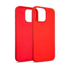 Beline - Beline iPhone 15 Pro Max Mobilskal Silikon - Röd