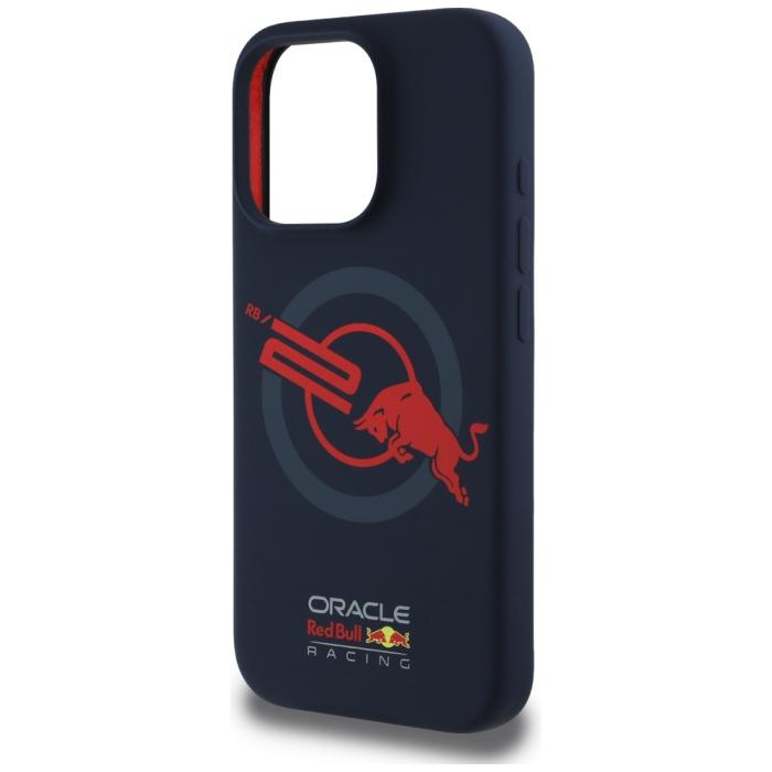Red Bull - Red Bull Mobilskal till iPhone 15 Pro MagSafe Logo Red Lining - Marinblå