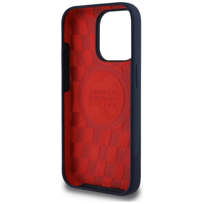 Red Bull - Red Bull Mobilskal till iPhone 15 Pro MagSafe Logo Red Lining - Marinblå