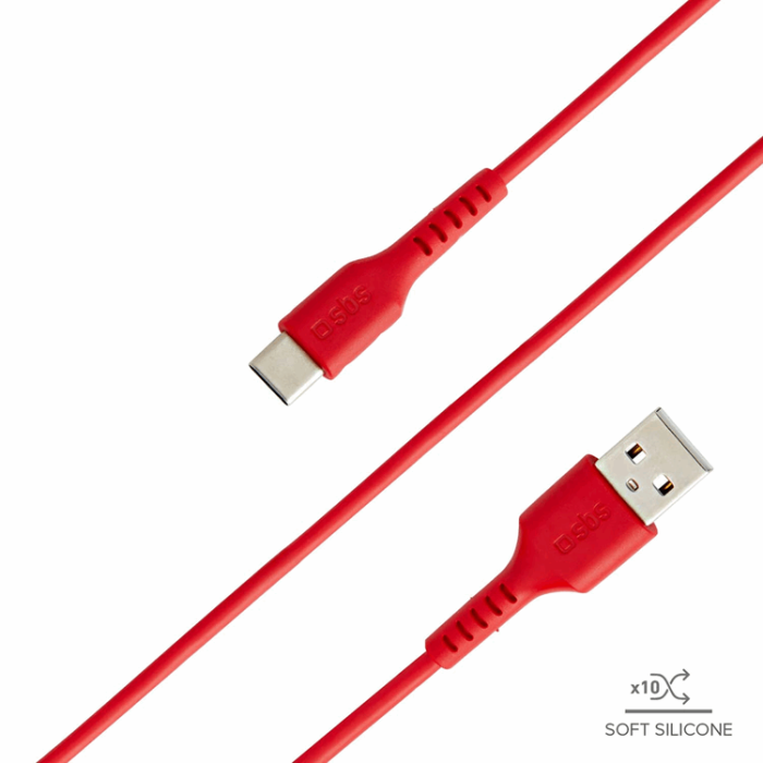 SBS - SBS USB-A - Micro-USB Kabel 1.5m - Röd