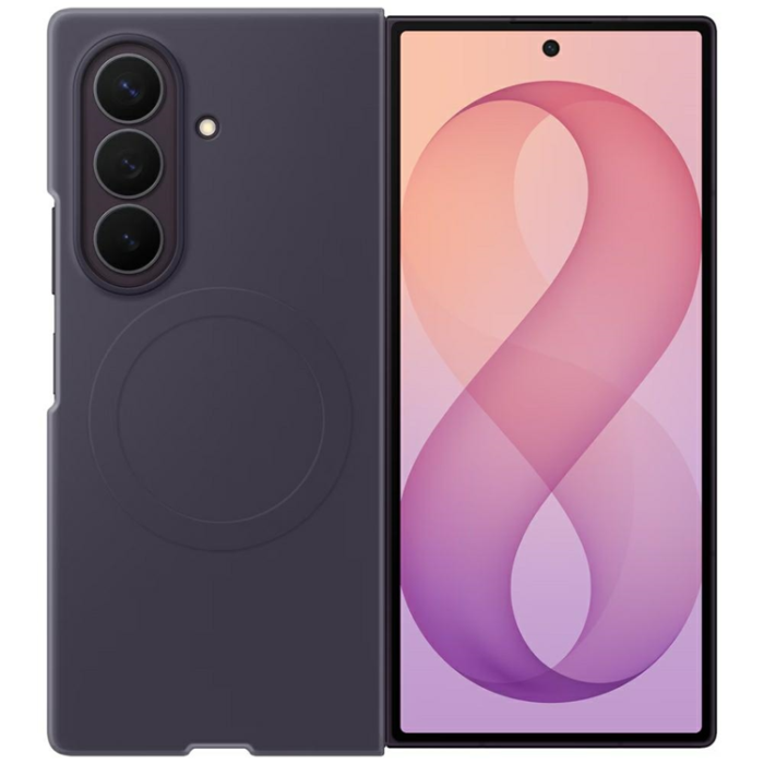 Samsung - Samsung Mobilskal för Galaxy Z Fold 8 Ultra Magsafe Magnet Silikon - Violet