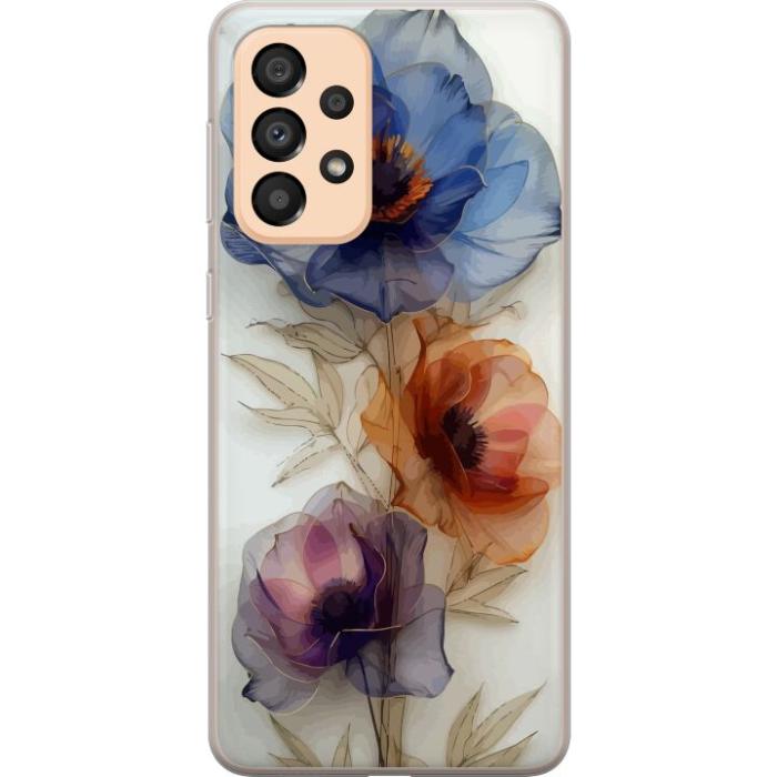 iSecrets - Mobilskal till Samsung Galaxy A33 5G med Silkesblommor