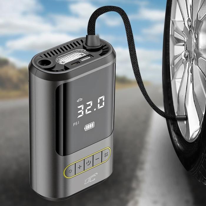 LTC - LTC Elektrisk Pump för Cykel/Bil Kompressor 2x2000mAh USB-C