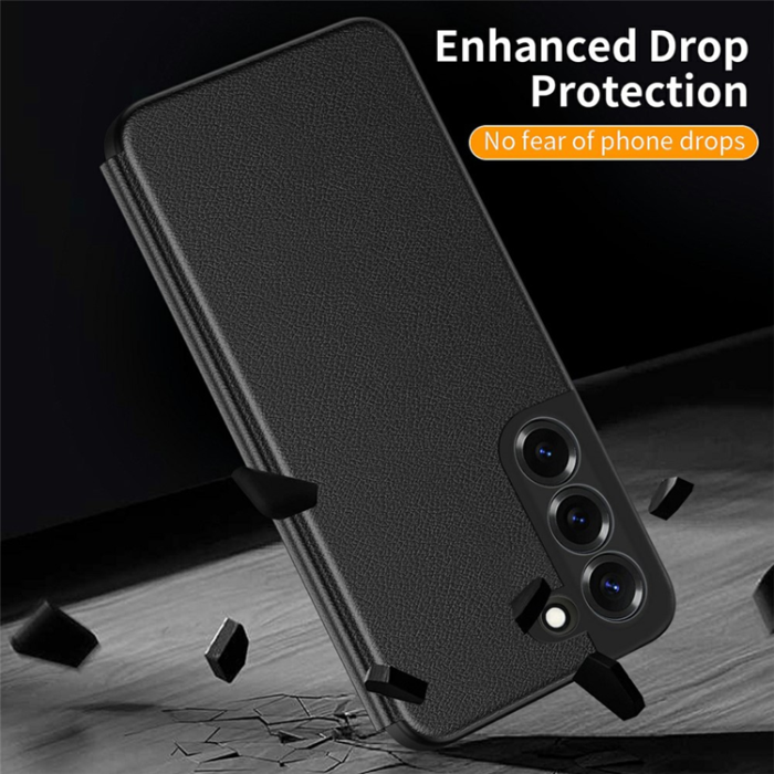 A-One Brand - Galaxy S22 Mobilskal Smart View Window Läder