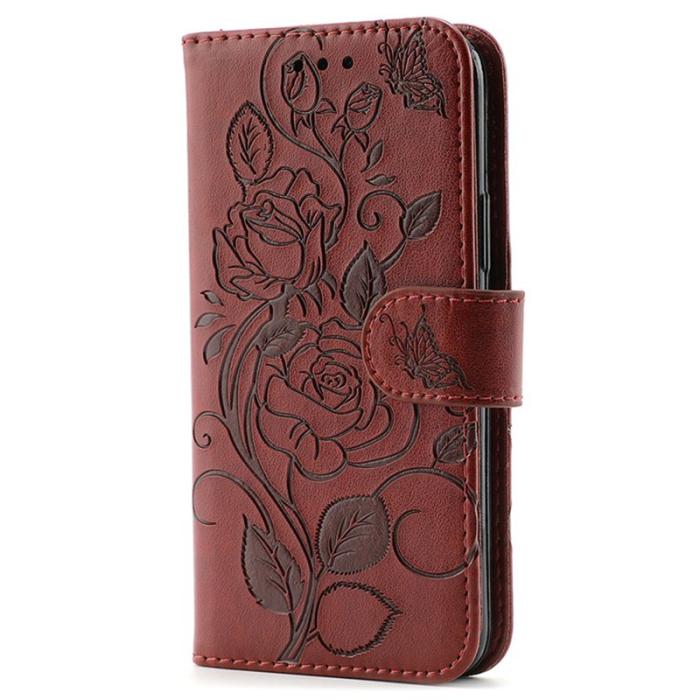 OEM - Samsung Galaxy A37 Plånboksfodral Konstläder - Brun
