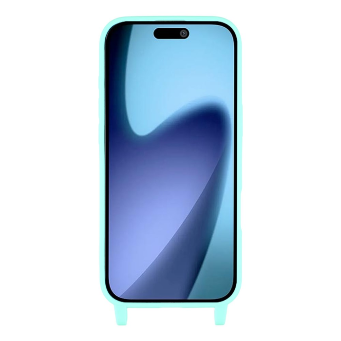 A-One Brand - iPhone 17 Air Mobilskal TPU med Hål för Rem - Mintgrön