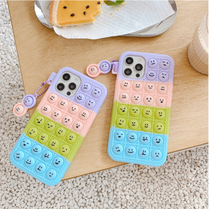 OEM - Emojis Pop it fidget skal till iPhone 7/8/SE 2020