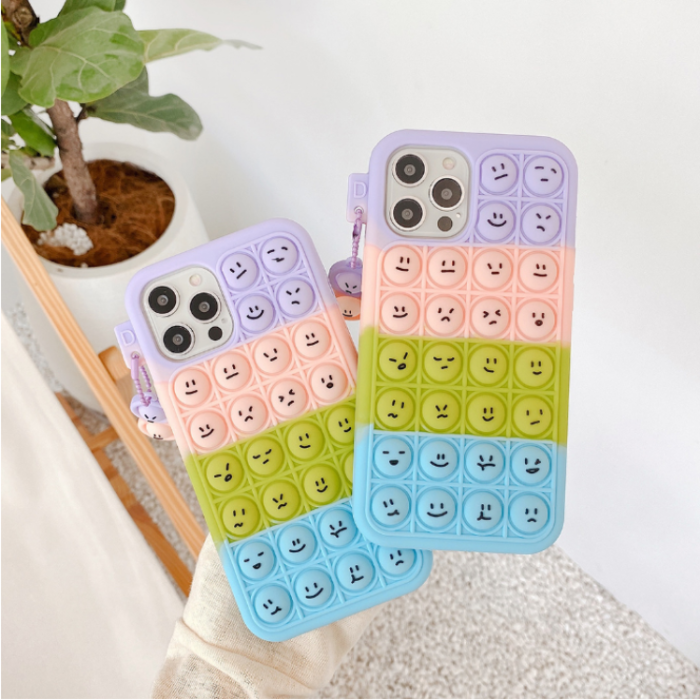 OEM - Emojis Pop it fidget skal till iPhone 7/8/SE 2020