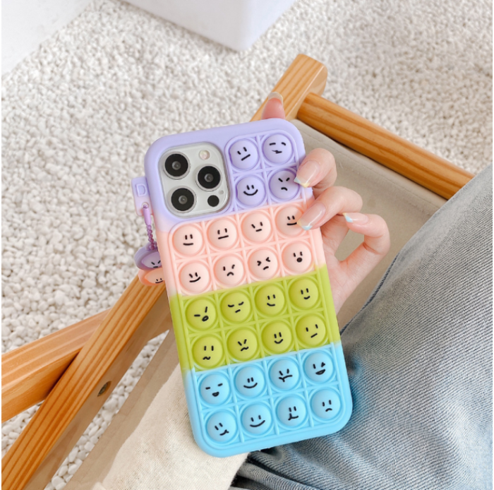 OEM - Emojis Pop it fidget skal till iPhone 7/8/SE 2020