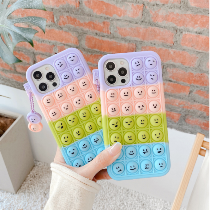 OEM - Emojis Pop it fidget skal till iPhone 7/8/SE 2020