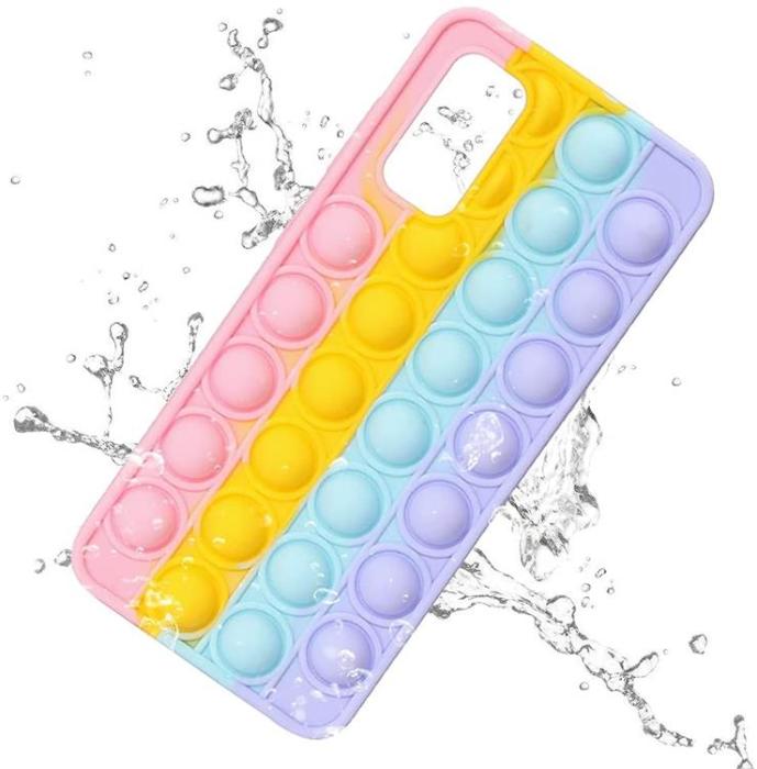 UTGATT1 - Pop it Fidget Skal till Samsung Galaxy S20 - MultiColor