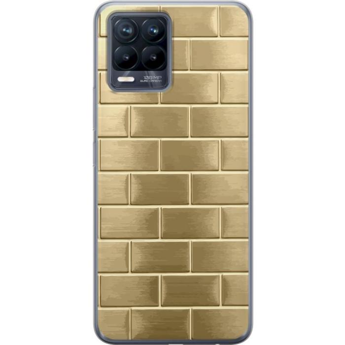 iSecrets - Mobilskal till Realme 8 med Gyllene Murstenar