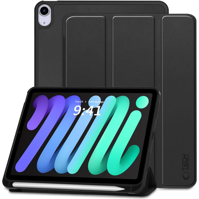 Tech-Protect - Tech-Protect iPad Mini 6/7 (2021-2024) Fodral med plats för pennna